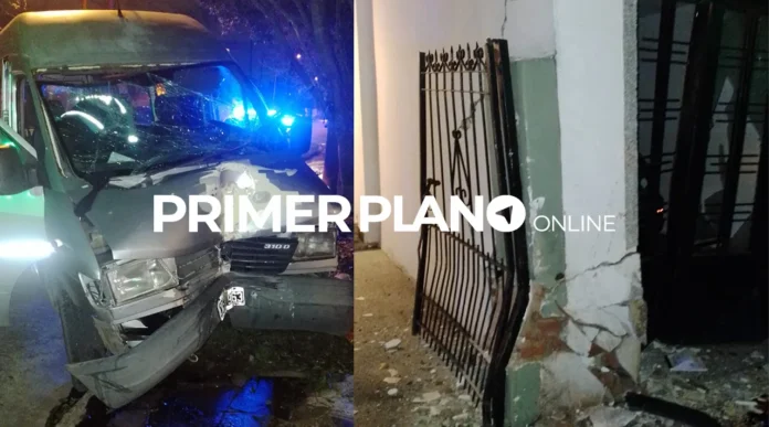 Camioneta se incrustó contra casa en Morón
