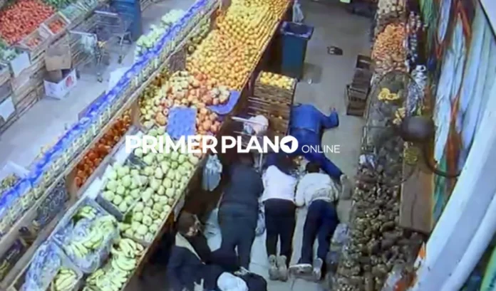 Robo en mercado de frutas de José C. Paz