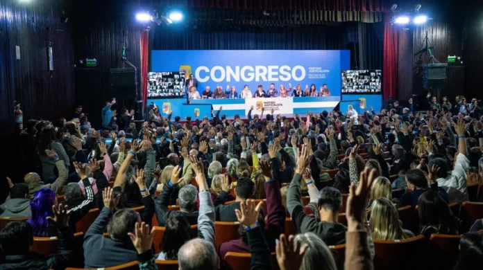 Congreso PJ bonaerense en Merlo