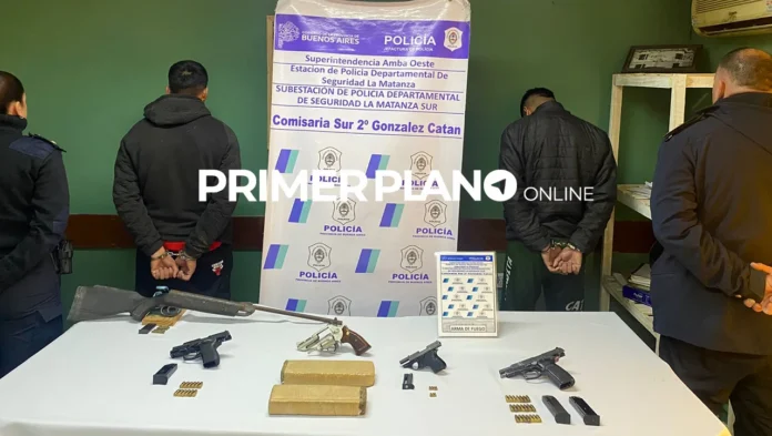 Detenidos por tirotear una casa en González Catán