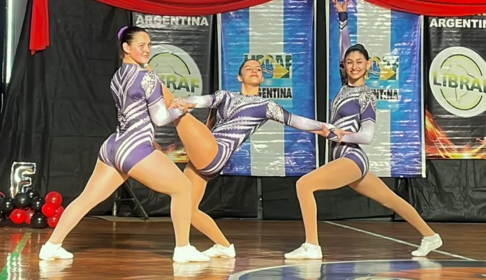 Encuentro de gimnasia aeróbica en Morón