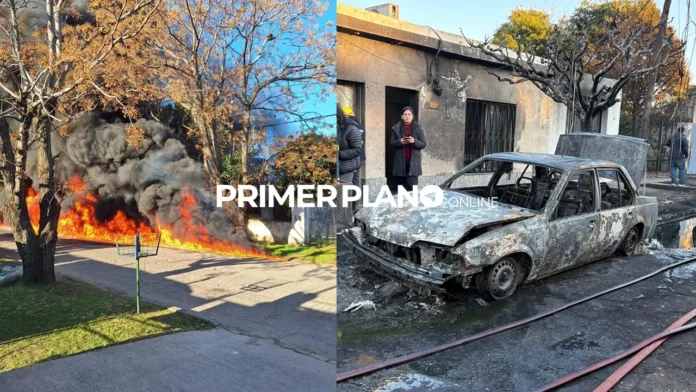 Incendio en un depósito de aceites en Ituzaingó