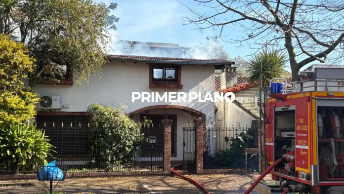 Incendio en Ituzaingó