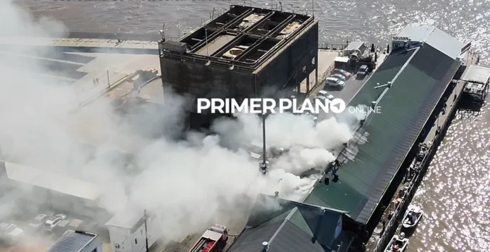 Incendio en el Puerto de Frutos de Tigre