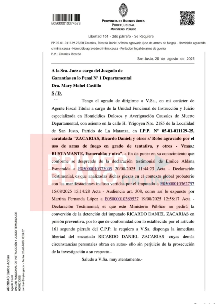 Crimen de Esmeralda Bustamante