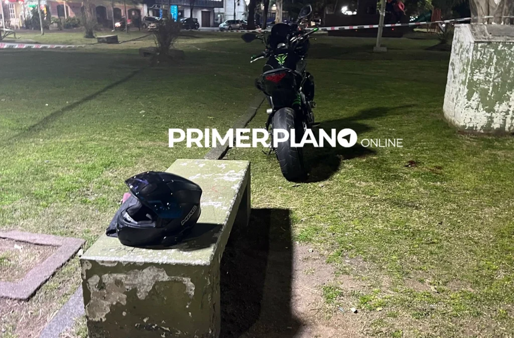 Motochorro baleado Morón