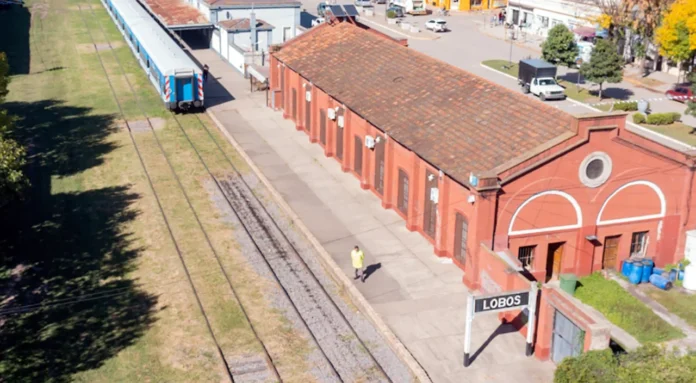 Obras en el tren Sarmiento