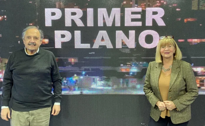 Ricardo Alfonsín y Marina Cassese en Primer Plano