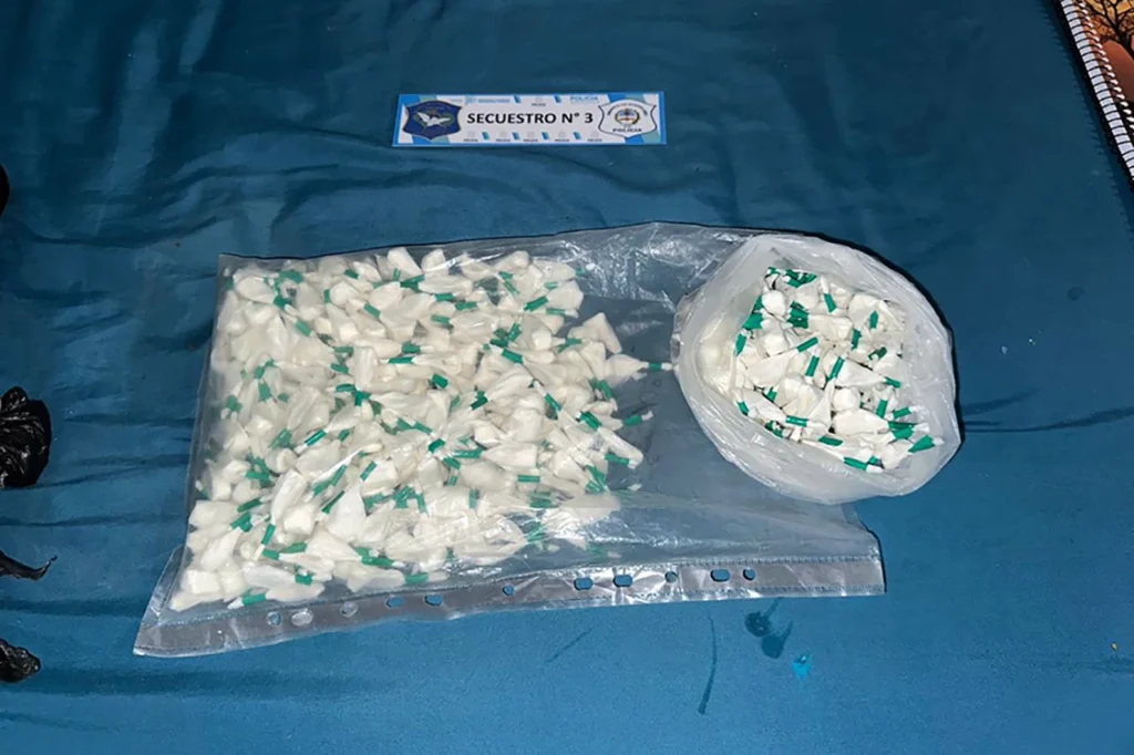 Decomiso de drogas en Hurlingham