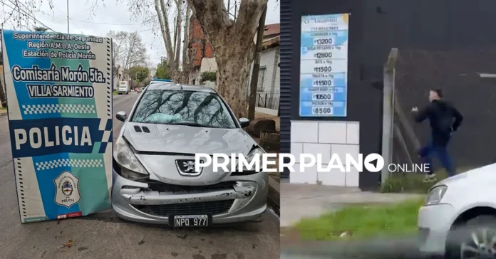 Choque en peaje de Acceso Oeste