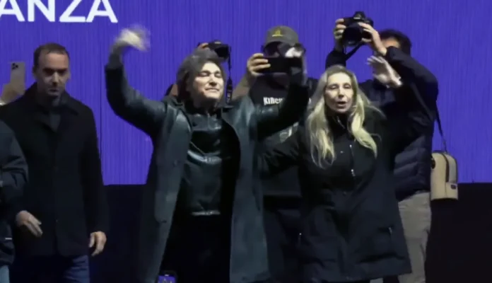 Acto de Javier Milei en Moreno