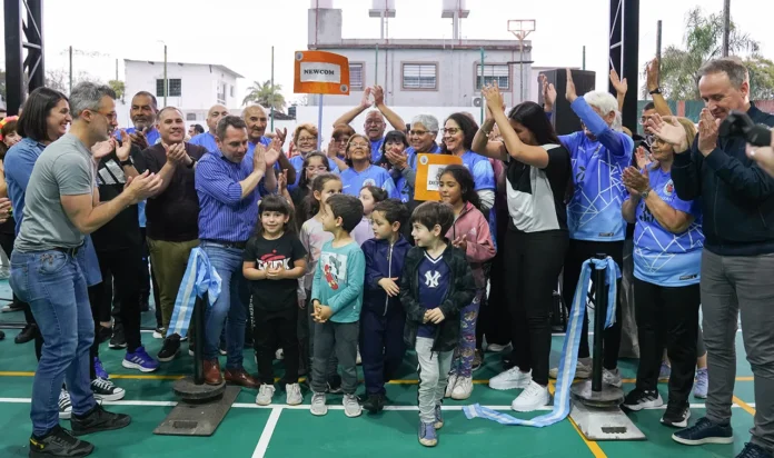 Inauguraron playón multideportes en Ituzaingó sur