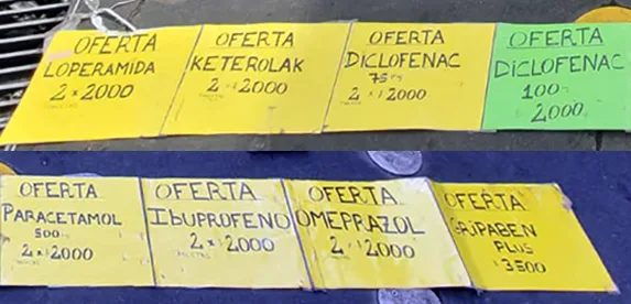 Vendían remedios en una feria