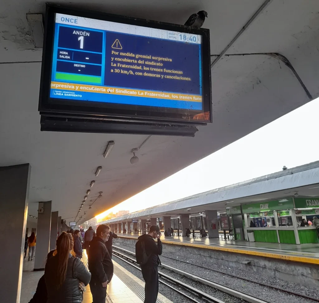 Trenes a 30 kilómetros por hora