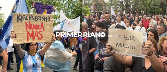 Acto de Milei en Tres de Febrero