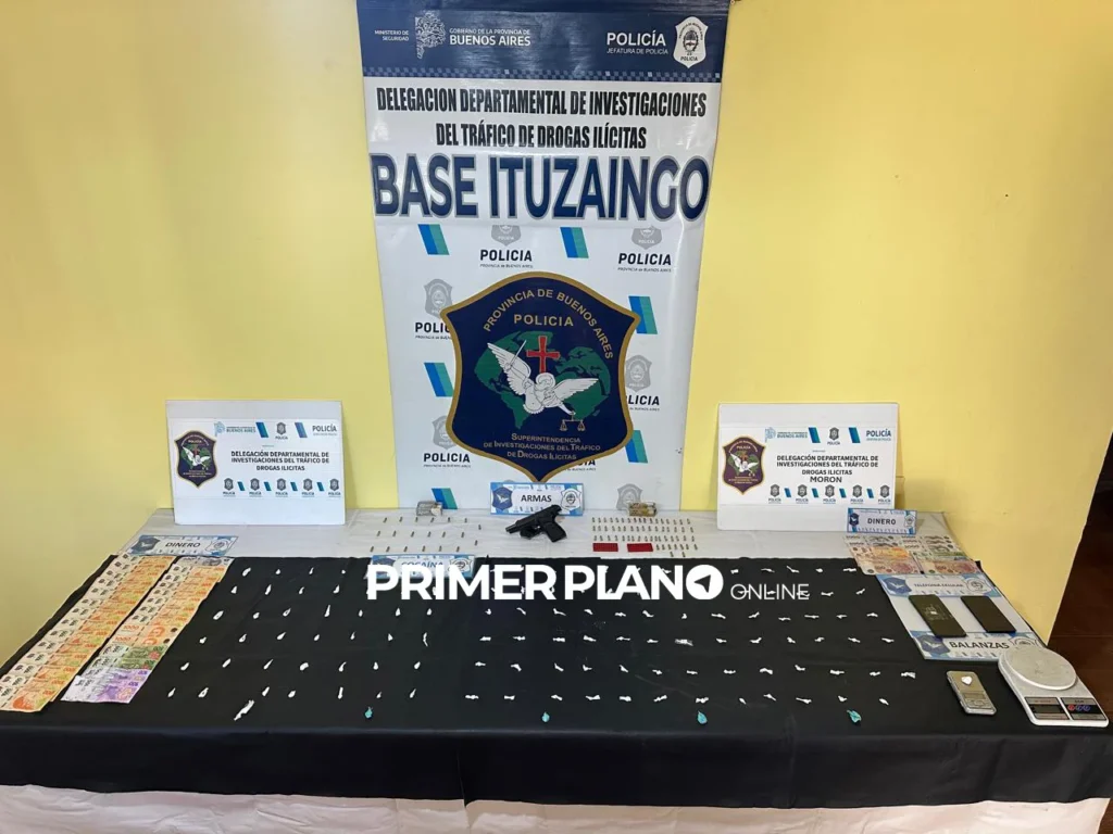 Allanamientos por venta de drogas en Ituzaingó 