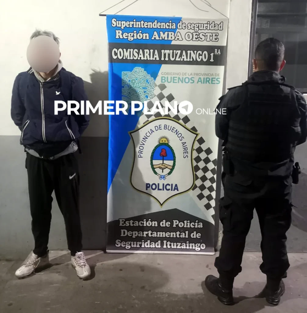 Motochorro detenido en Ituzaingó