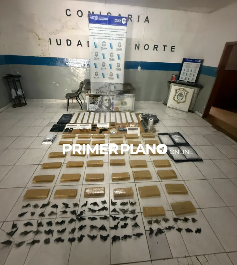 Impactante decomiso de droga en Fuerte Apache