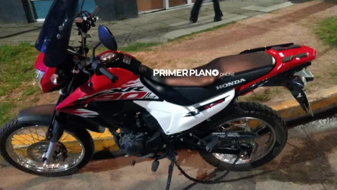 Motochorro detenido en Ituzaingó