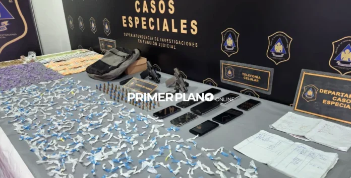 Búnker narco desbaratado en Merlo