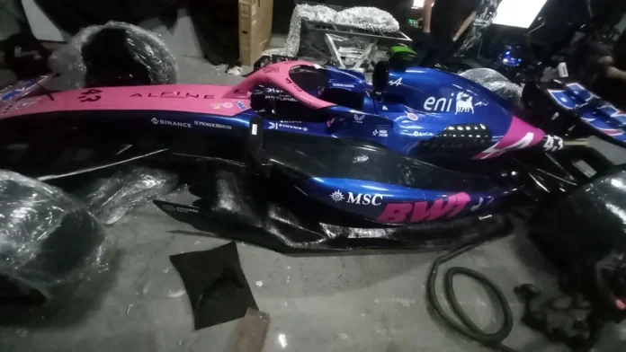 Padre e hijo crearon réplica exacta del auto de Franco Colapinto