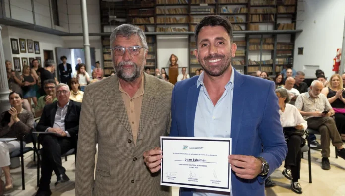 Distinción a Juan Eslaiman