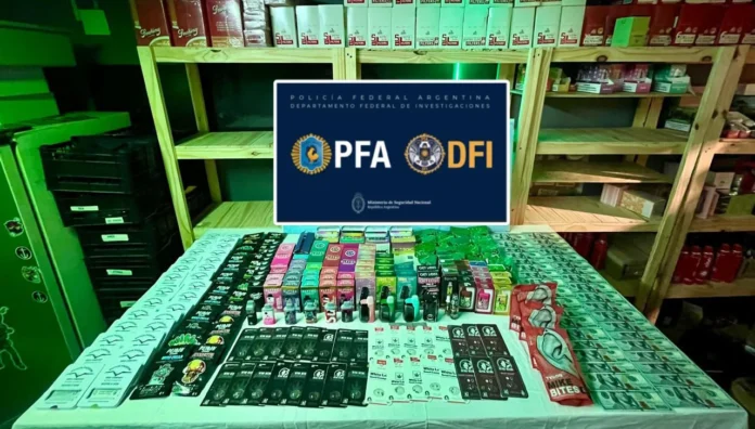 Allanamientos por venta de vapers y productos cannábicos