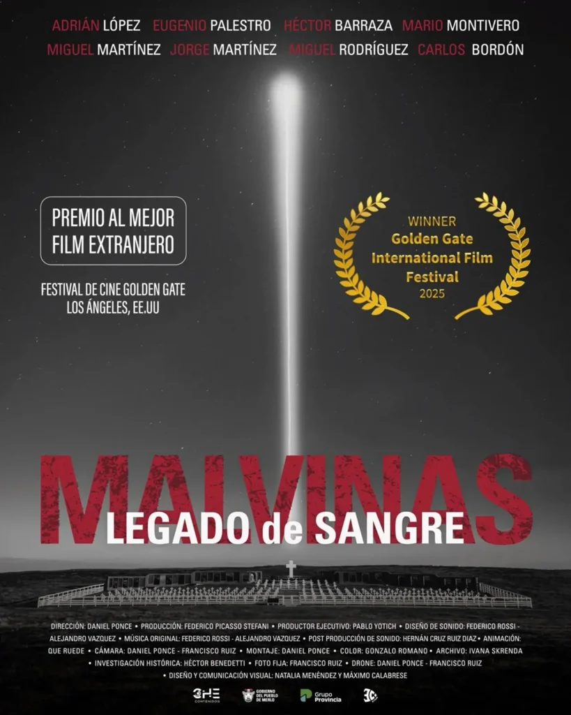 Documental 'Malvinas, legado de sangre', premiado en Los Ángeles