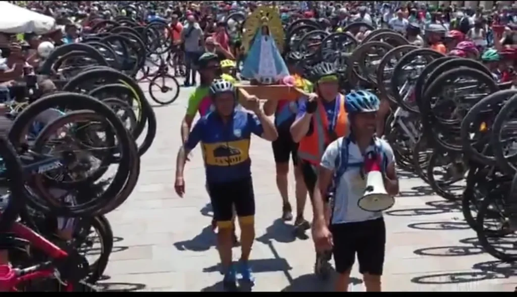 Peregrinación en bicicleta a Luján