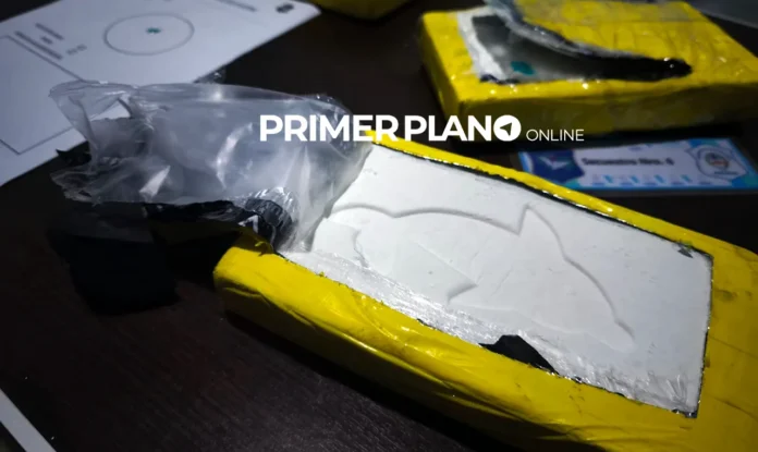 Cocaína con el logo del delfín