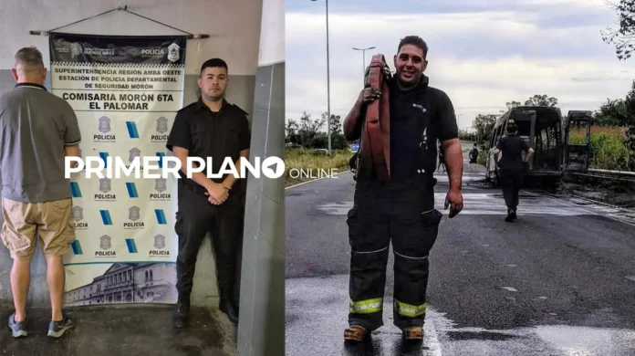 El crimen vial del bombero