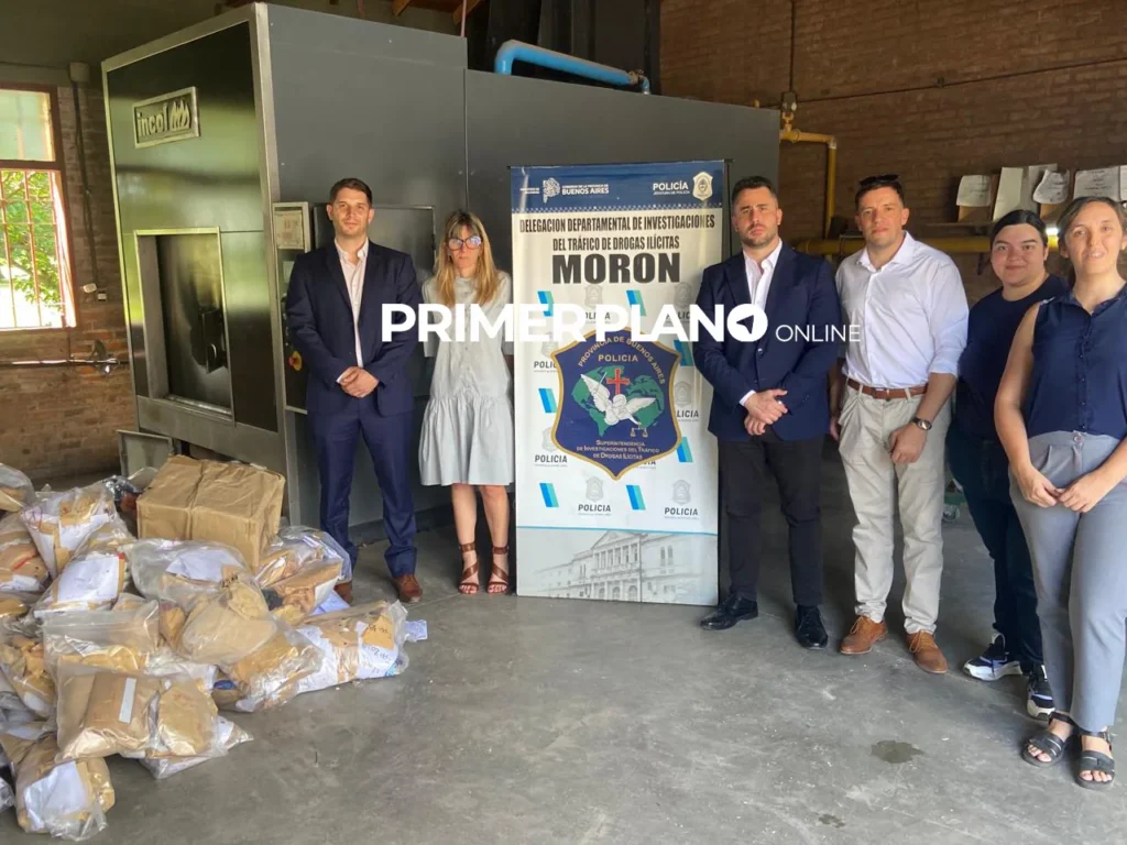 Droga quemada Morón