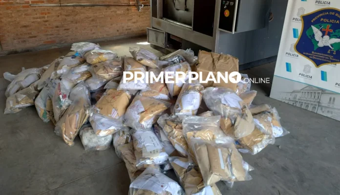 Droga quemada Morón