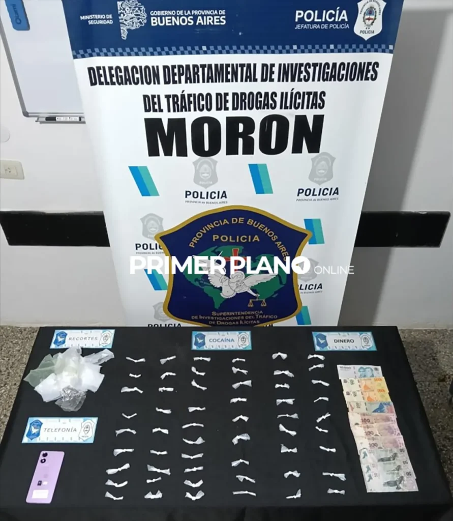 Kiosco allanado por venta de drogas en Morón sur
