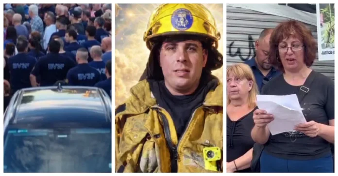 Marcha de justicias por bomberos