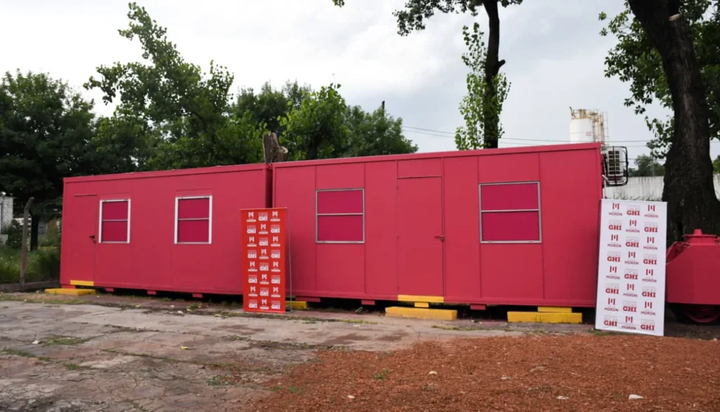 Estación de descanso para repartidores en Haedo