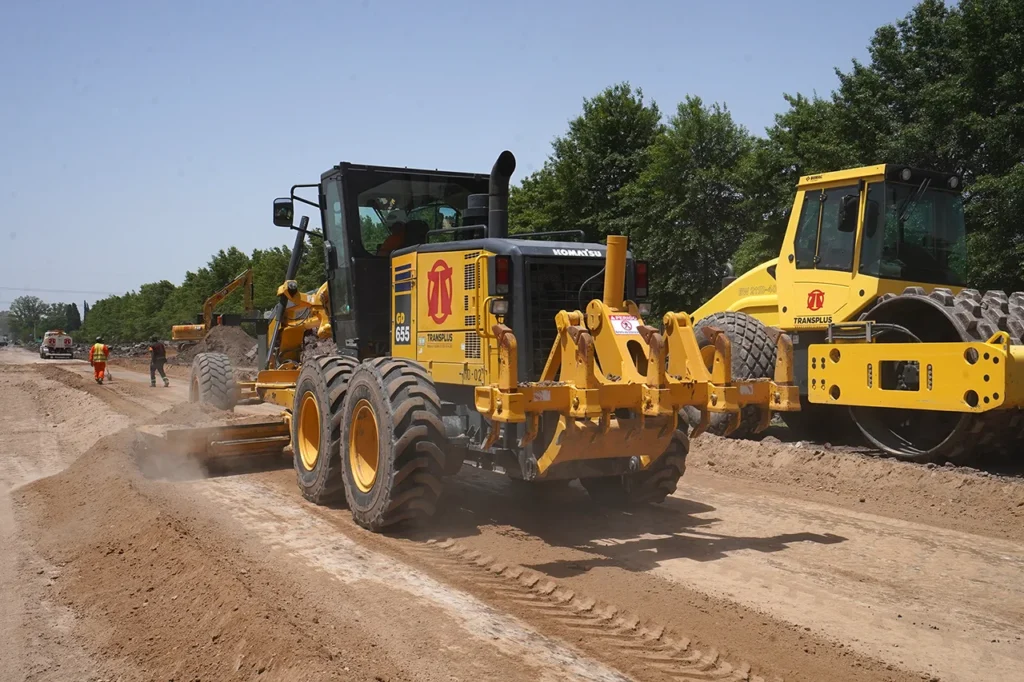 Obras en Ruta Provincial 24 en Moreno