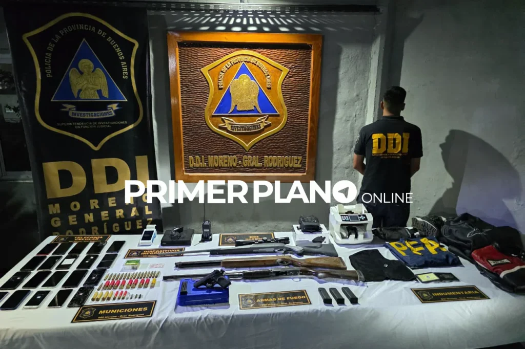 La banda que robó en el complejo K41 de Moreno