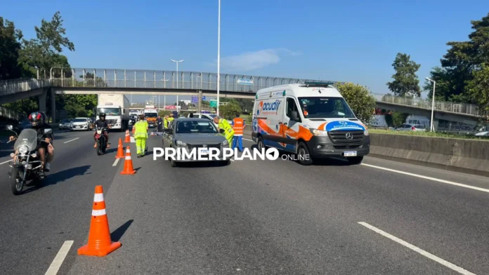 Siniestro vial en Acceso Oeste