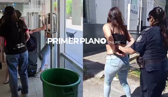 Escándalo en la terminal de micros de Morón