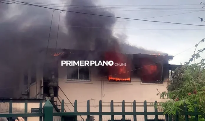 Incendio en vivienda de Ituzaingó