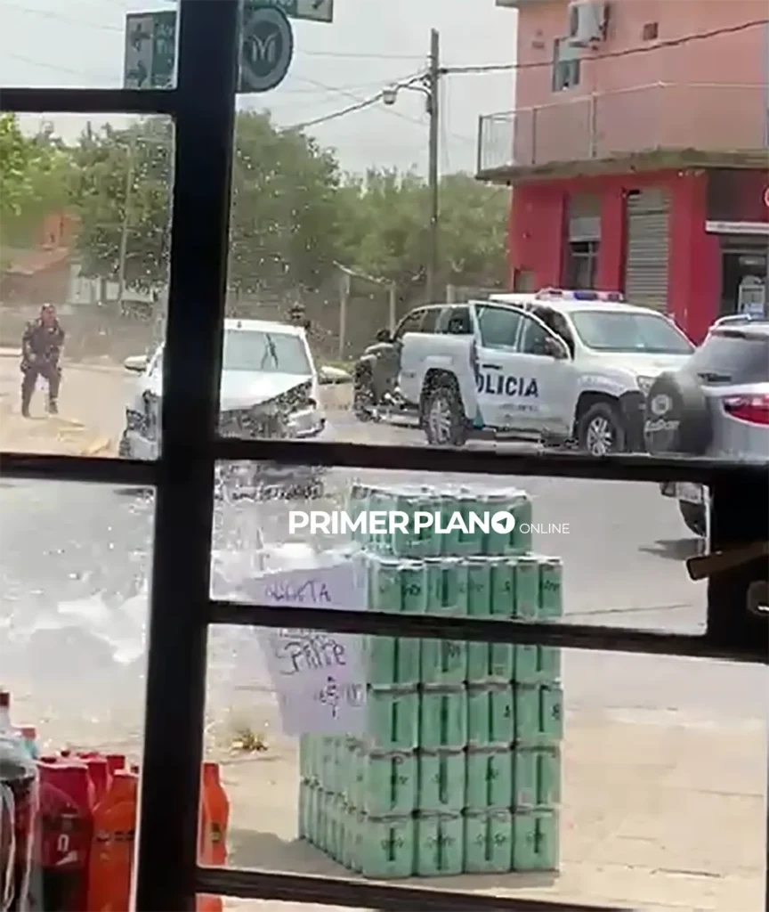 Persecución de película en Merlo