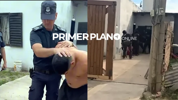 Allanamiento en Merlo