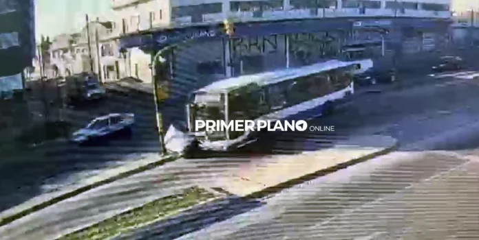 Choque en el Metrobús de La Matanza
