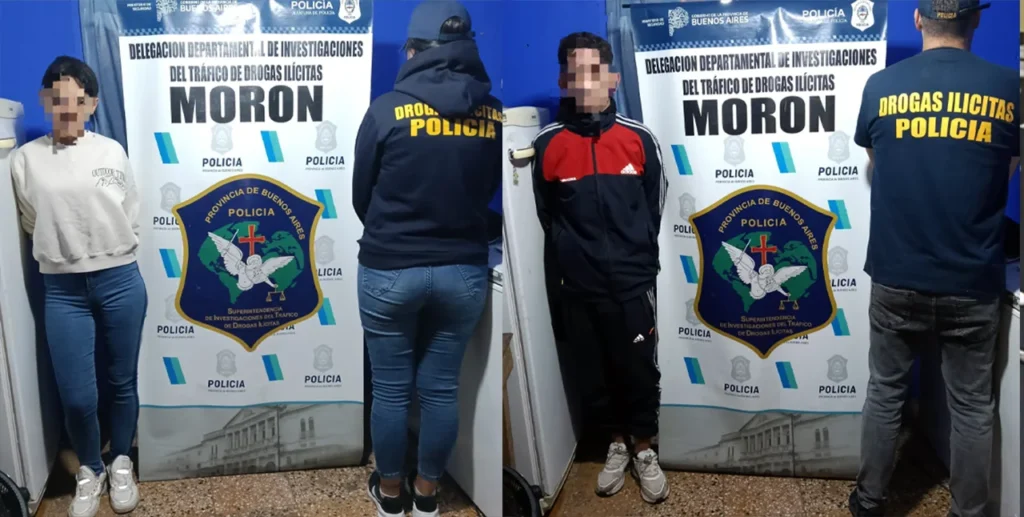 Kiosco narco en Merlo