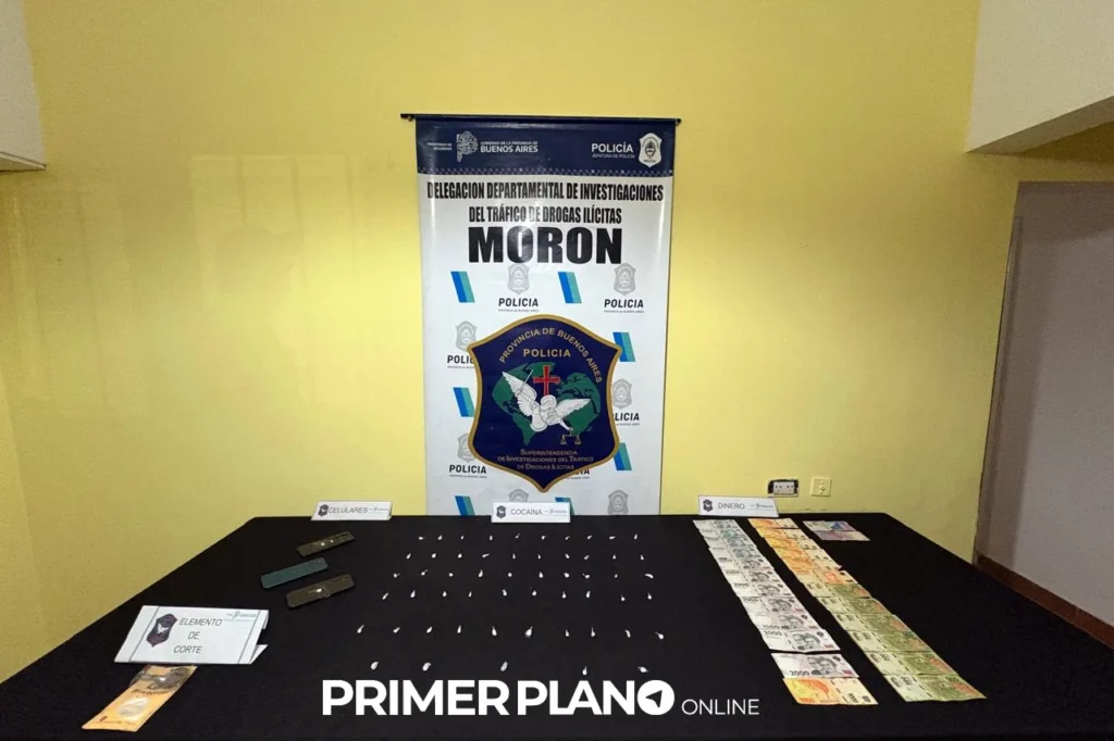 Búnker de narcomenudeo en Merlo