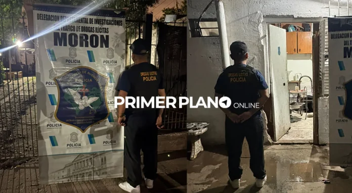 Búnker de narcomenudeo en Merlo