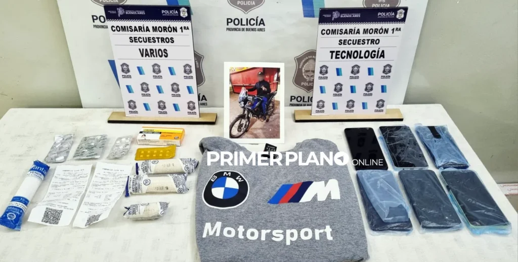 Policía baleado en Morón