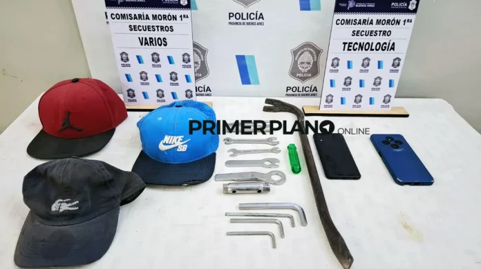 Menores detenidos en Morón
