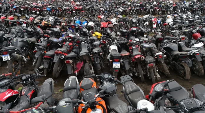 Motos secuestradas en La Matanza